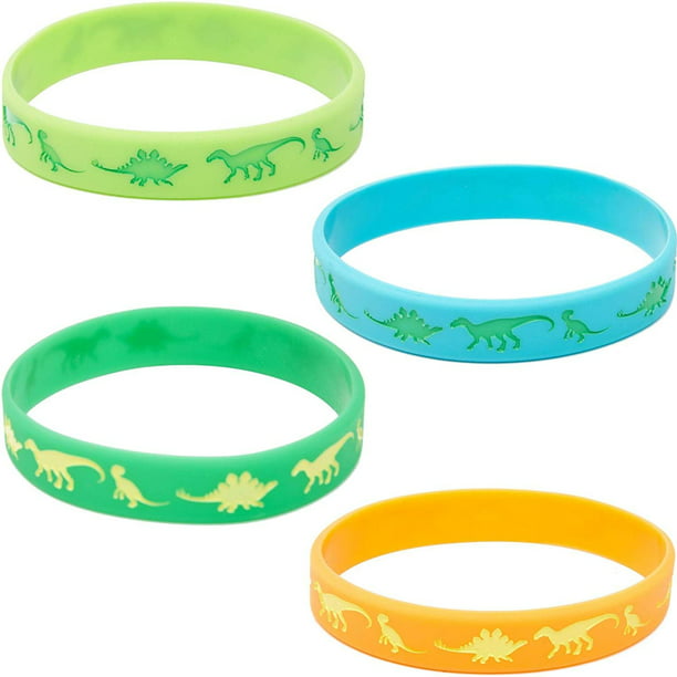 4-Pack COVID-19 Vaccination Vaccinated Silicone Wristband Bracelet for Women Men Adults 